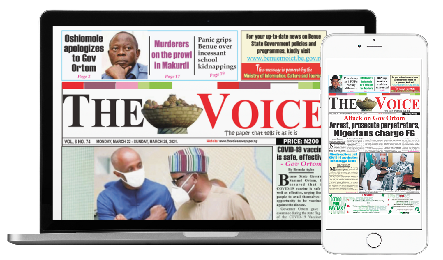 THE VOICE NEWSPAPER